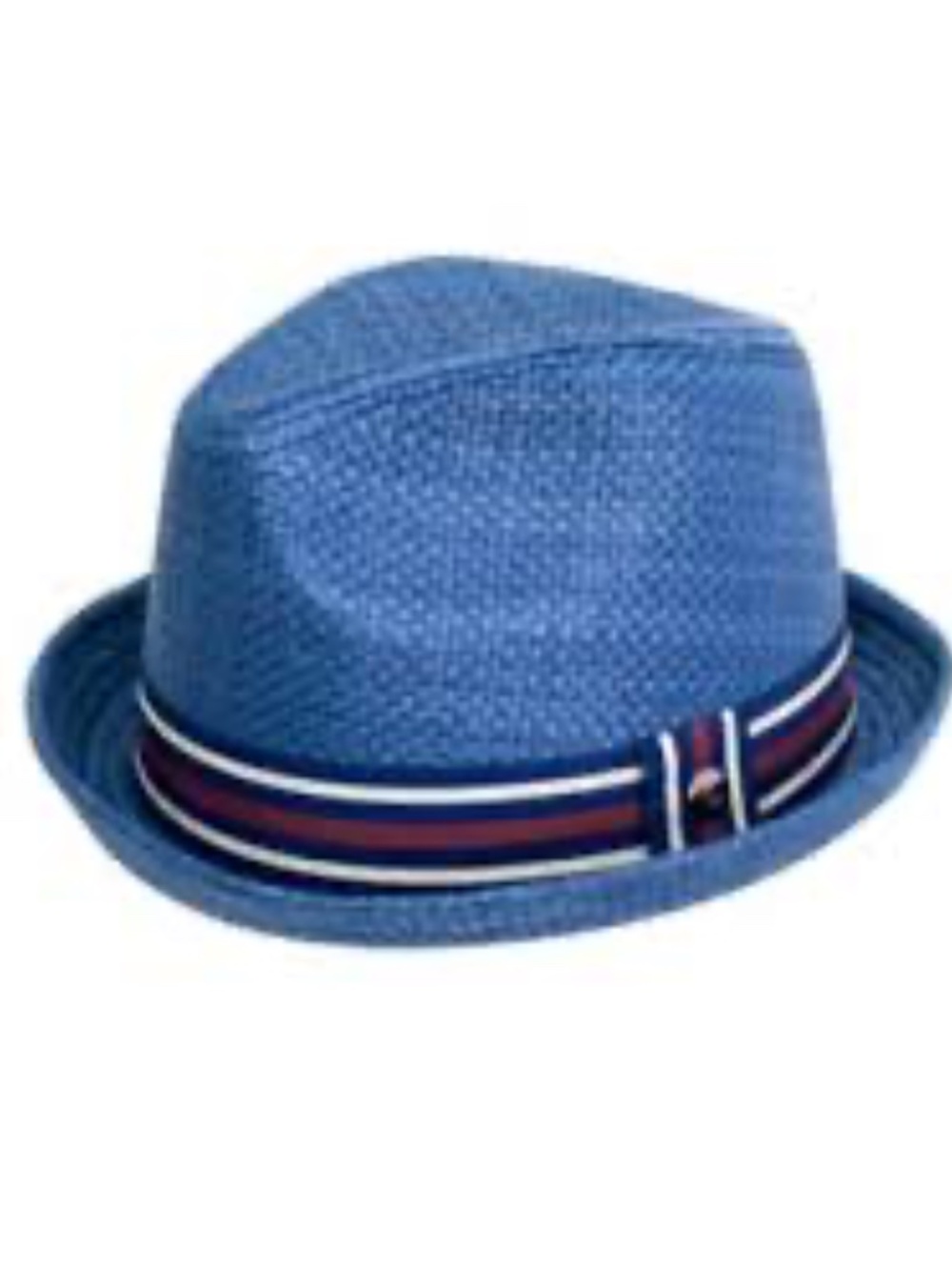 NWT Peter Grimm Depp Toyo NAVY Straw Fedora